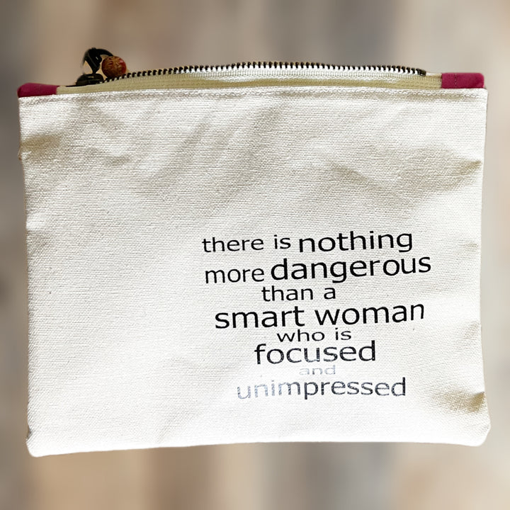 mini canvas makeup medication money zip bag group 2