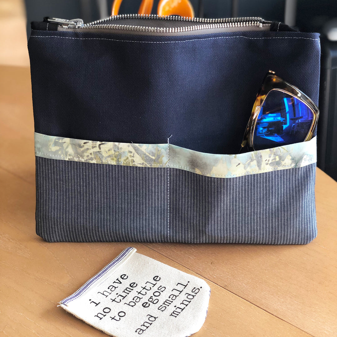 pocket love - canvas zip bag