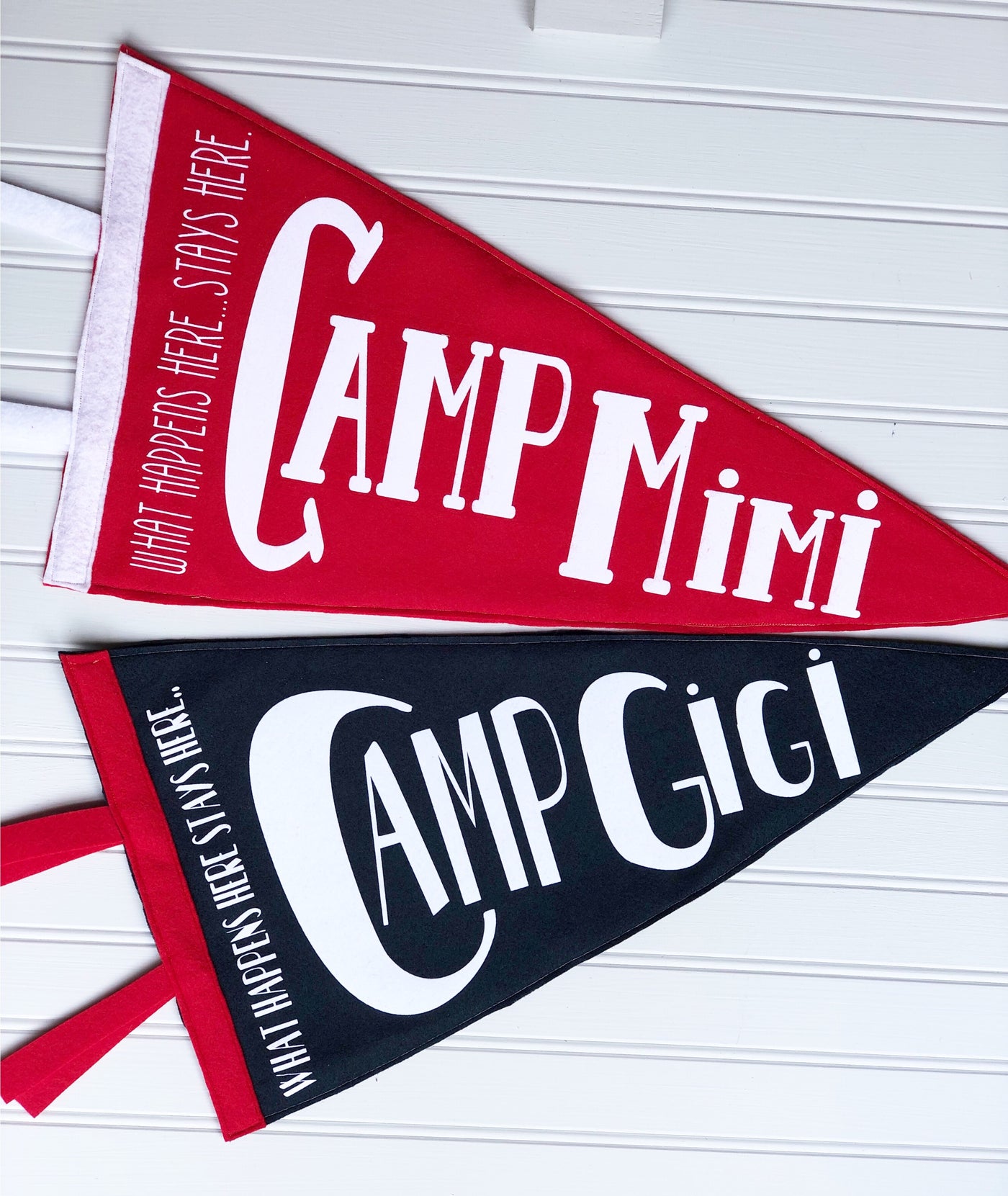 Grandparent Camp - Vintage Style Pennants