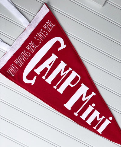 Grandparent Camp - Vintage Style Pennants