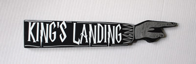 Thrones Collection - wooden pointy finger signs - Pretty Clever Words