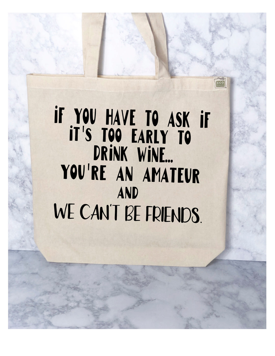 amateur drinking - tote bag - Pretty Clever Words
