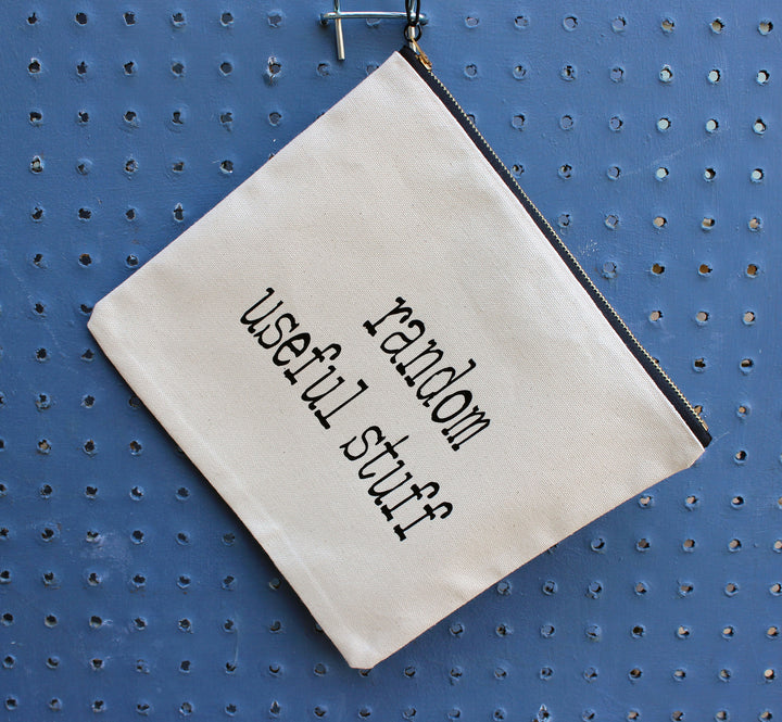 random useful stuff - zip money bag - Pretty Clever Words