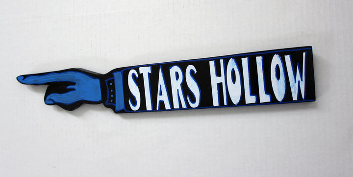 stars and hollows wooden pointy sign - Pretty Clever Words