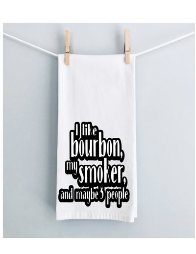 i like BBQ and maybe 3 people - humorous bar, tea and kitchen towel LG